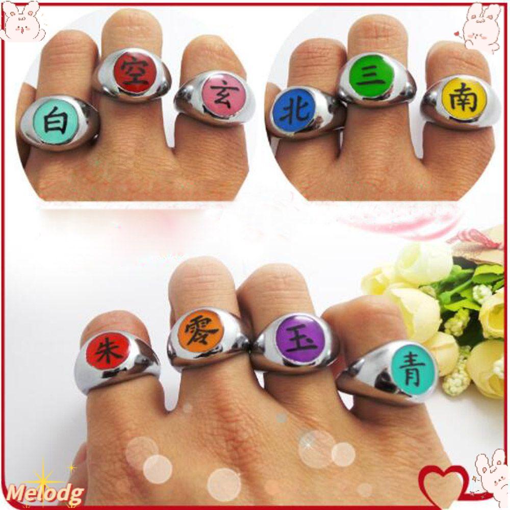 Nhẫn Phong Cách Hoạt Hình Akatsuki Có Thể Điều Chỉnh Cho Nam Và Nữ
