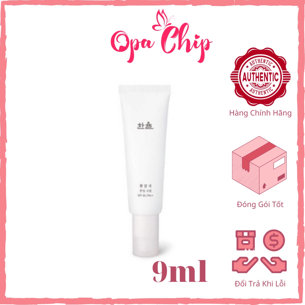 Kem Dưỡng Trắng Da Hanyul White Chrysanthemum Radiance Cream SPF 35/ PA++ 9ml