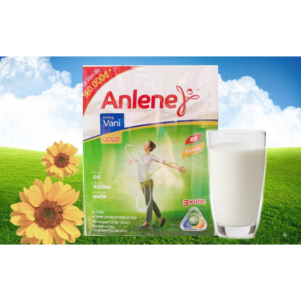 Sữa bột Anlene Gold hộp 1.2kg - dành cho người trên 40 tuổi