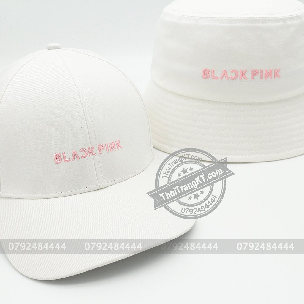 Combo 2 Nón BLACK_PINK Trắng