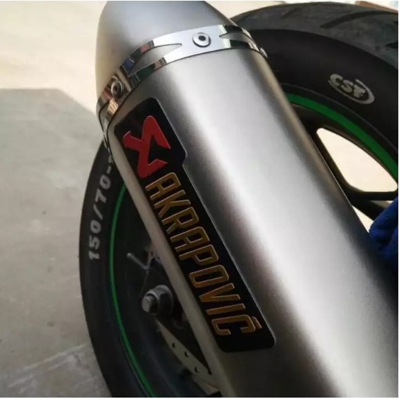 [GIÁ GỐC] TEM NHÔM AKRAPOVIC SẮC SẢO NÂNG TẦM ĐẲNG CẤP CHO XẾ YÊU CỦA BẠN