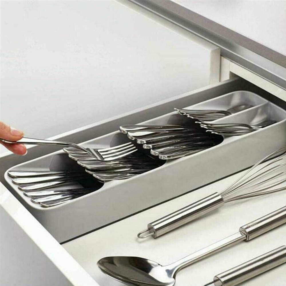 Organizer Spoon Divider Kitchen Organizer Tray Holder Storage Cutlery Drawer