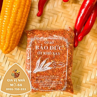 Bột ớt xay còn hạt không cay Bảo Đức- gói 100gr-500gr