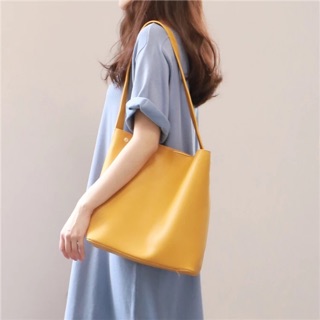 Túi Tote da Vàng Xanh đeo Vai siêu đẹp - Kèm túi nhỏ Loại 1