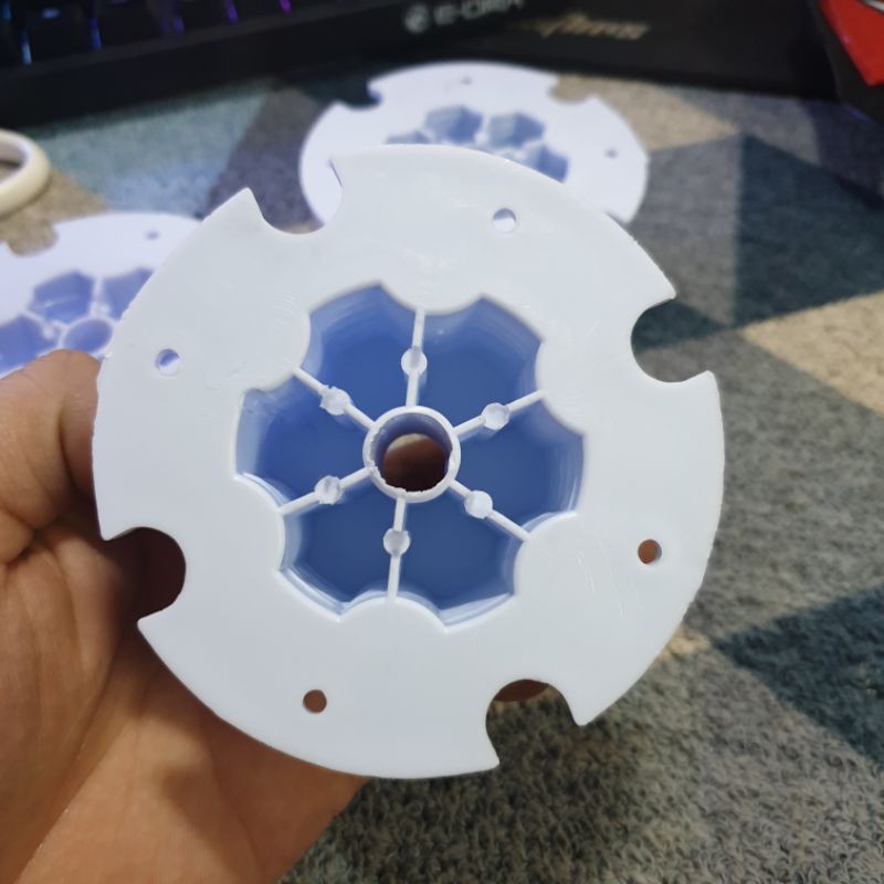 ❤ Khớp nhựa 6 hoa kết nối bánh xe và động cơ Ôtô - Xe máy điện trẻ em