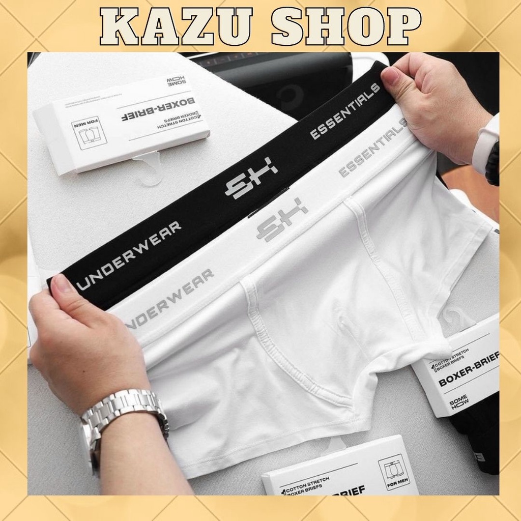 Quần sịp đùi nam boxer sexy cao cấp thun lạnh KAZU SHOP