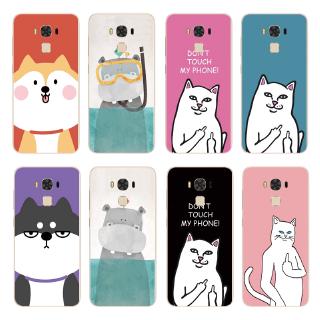 Ốp lưng điện thoại bằng TPU mềm hình hoạt hình ngộ nghĩnh cho ASUS Zenfone 3 MAX ZC520TL/ZC553KL/ZE520KL/ZE552KL