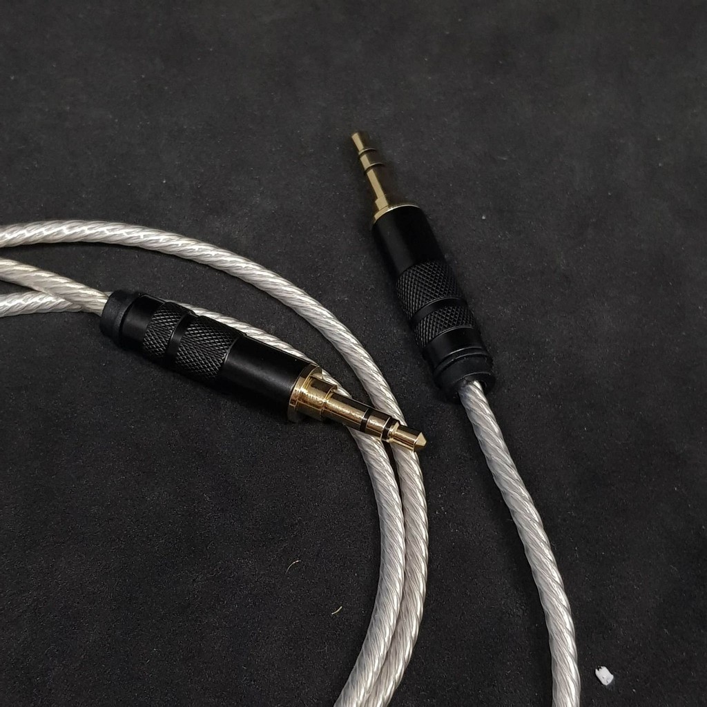 Dây cáp AUX đồng mạ bạc OFC đường kính 0.8mm