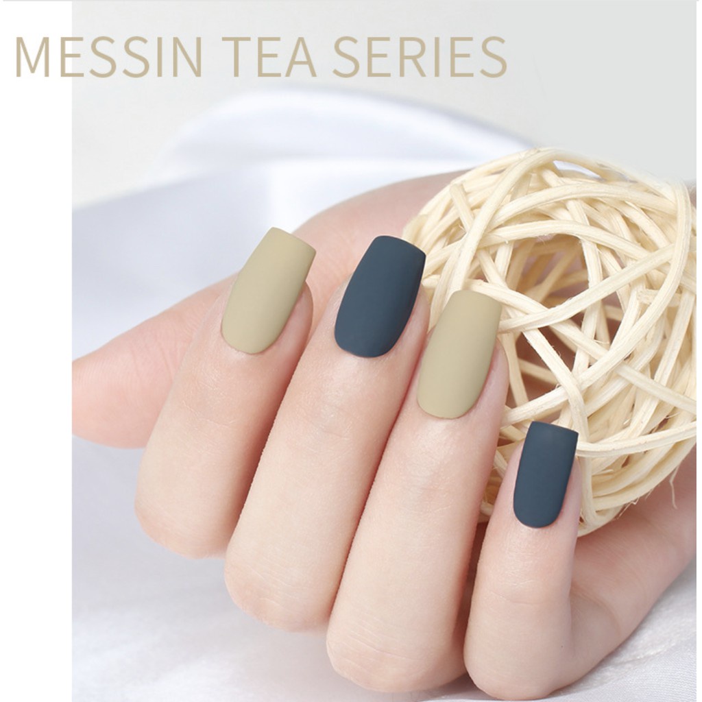 Sơn gel AS dùng máy hơ gel móng tay gel tone nâu đất socola cam NAIL SUZY mã MX 15ml