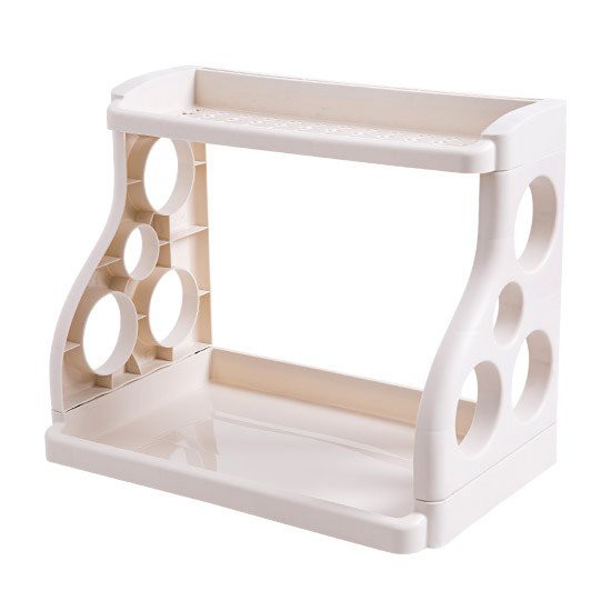 Kệ đựng gia vị 2 tầng, kệ đựng vật dụng nhà bếp tiện lợi | BigBuy360 - bigbuy360.vn
