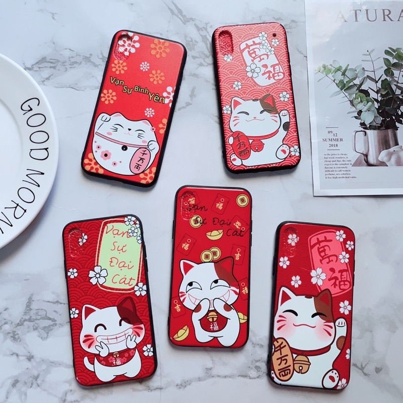 [XẢ KHO]Ốp iphone X/Xs Viền Nhựa Dẻo Hình Tết May Mắn