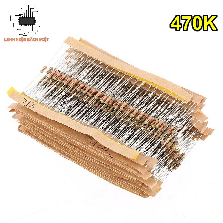 100 chiếc Điện trở 470K-1/4W