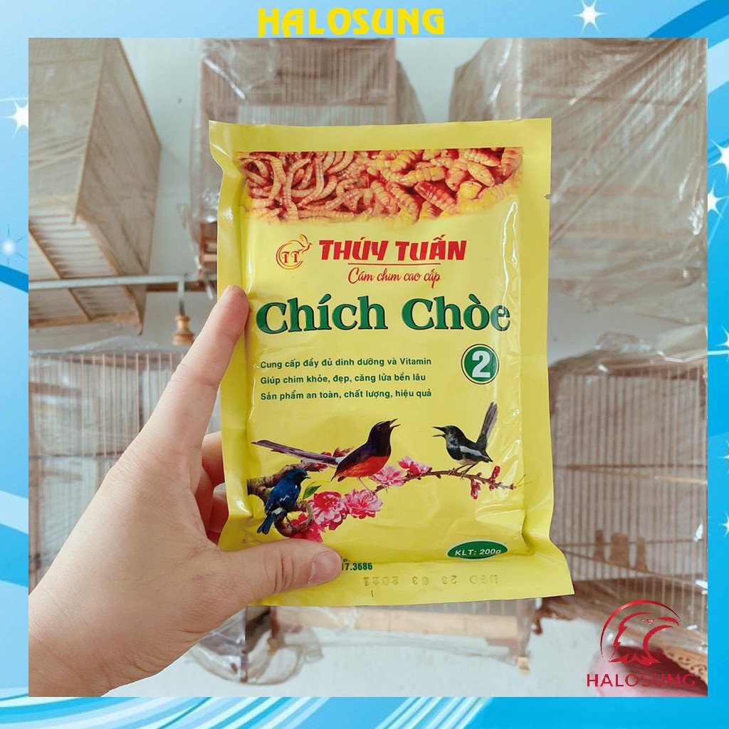 Cám chim Halosung cám chích chòe Thúy Tuấn số 2 cao cấp 200gram CC36