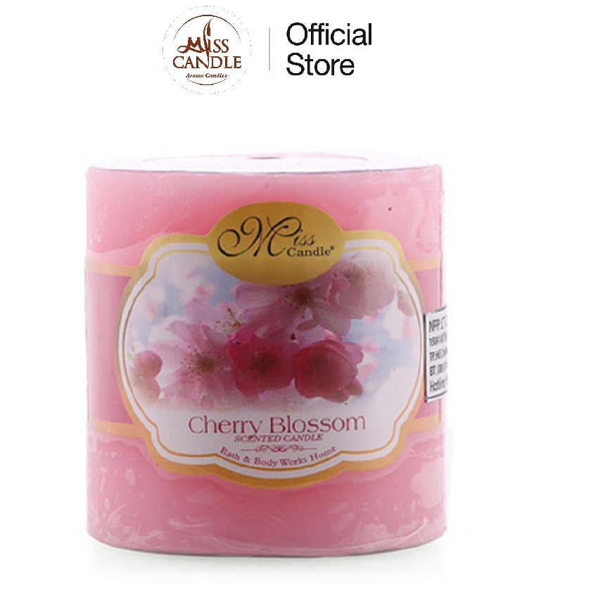 Nến thơm trụ tròn D5H5 Miss Candle MIC4565 5 x 5 cm (Chọn màu)