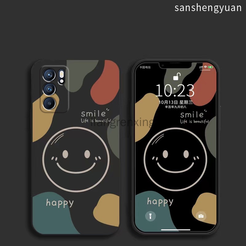 Ốp Điện Thoại Silicone Mềm Màu Trơn Cho oppo reno 6 oppo a16 oppo reno 6z 5g reno6 z 5g