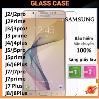 Kính Cường Lực Samsung Không Full J2 Pro/J2 Prime/J3/J4/J4 Plus/J5 Pro/J5 Prime/J6/J6 Plus/J7 Prime/J7 Pro/J8 [2.5D]