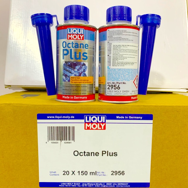 Phụ Gia Xăng Tăng OCTAN - LIQUI MOLY OCTANE PLUS 150ML - 2956 Made in Germany