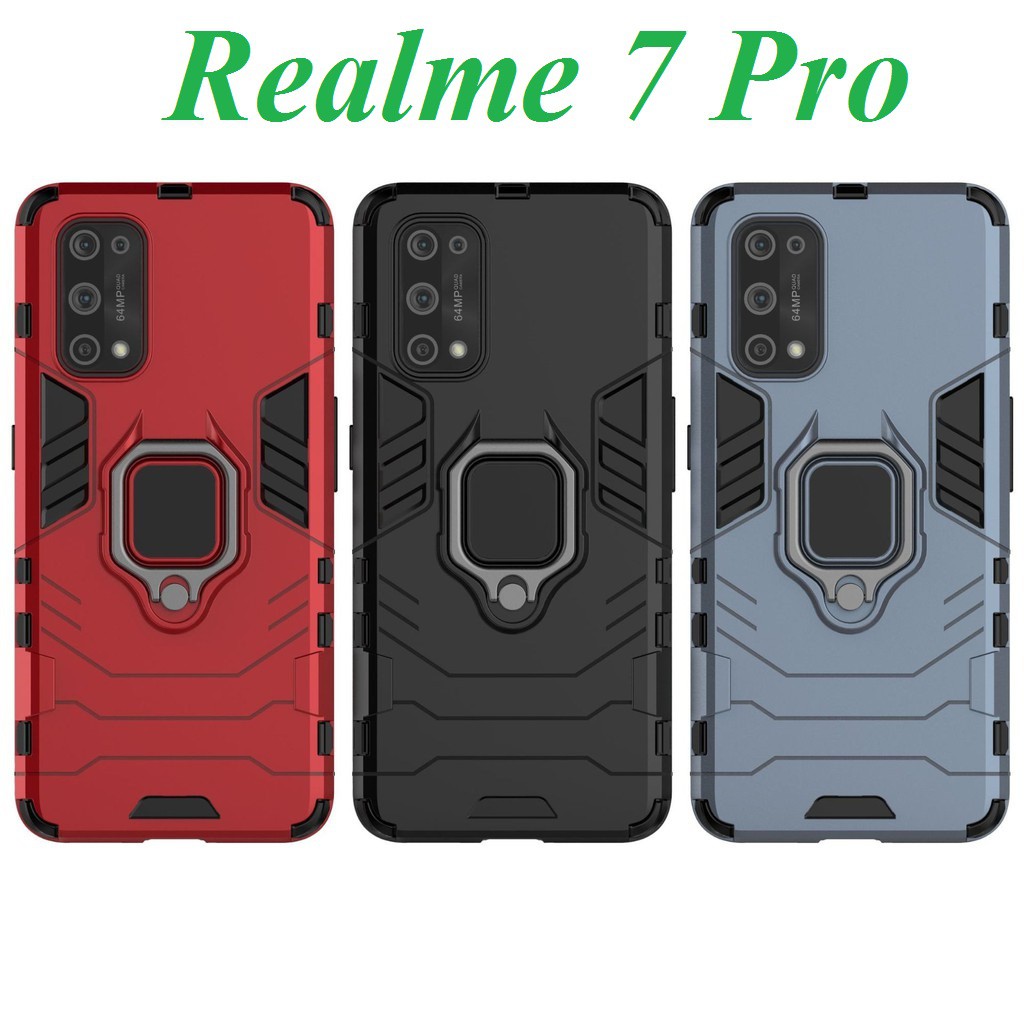Ốp lưng Realme 7 Pro - Ốp lưng chống sốc Iron Man Iring Siêu bền