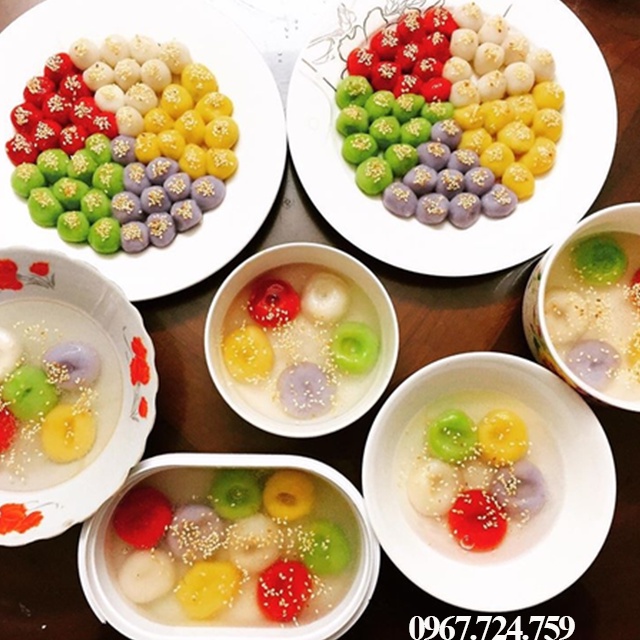 Bột Tạo Màu Tự Nhiên Tgfoods : Gấc, Hoa Đậu Biếc, Dành Dành, Cẩm Tím, Lá Nếp..