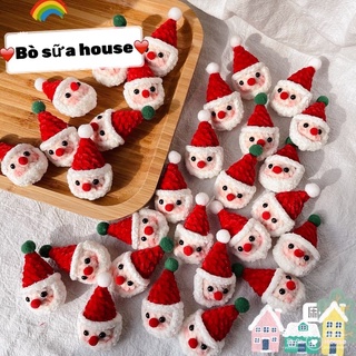 Các mẫu móc khoá thú bông len noel