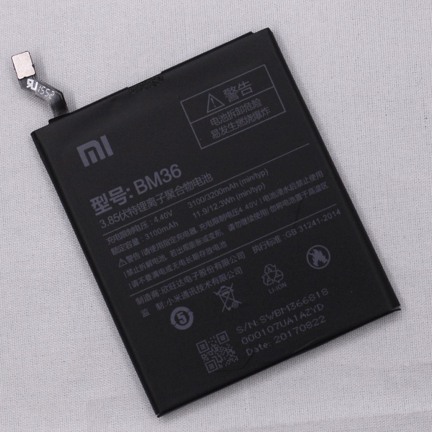 Pin dành cho Xiaomi Mi 5s ( BM 36) zin mới, bảo hành 6 tháng