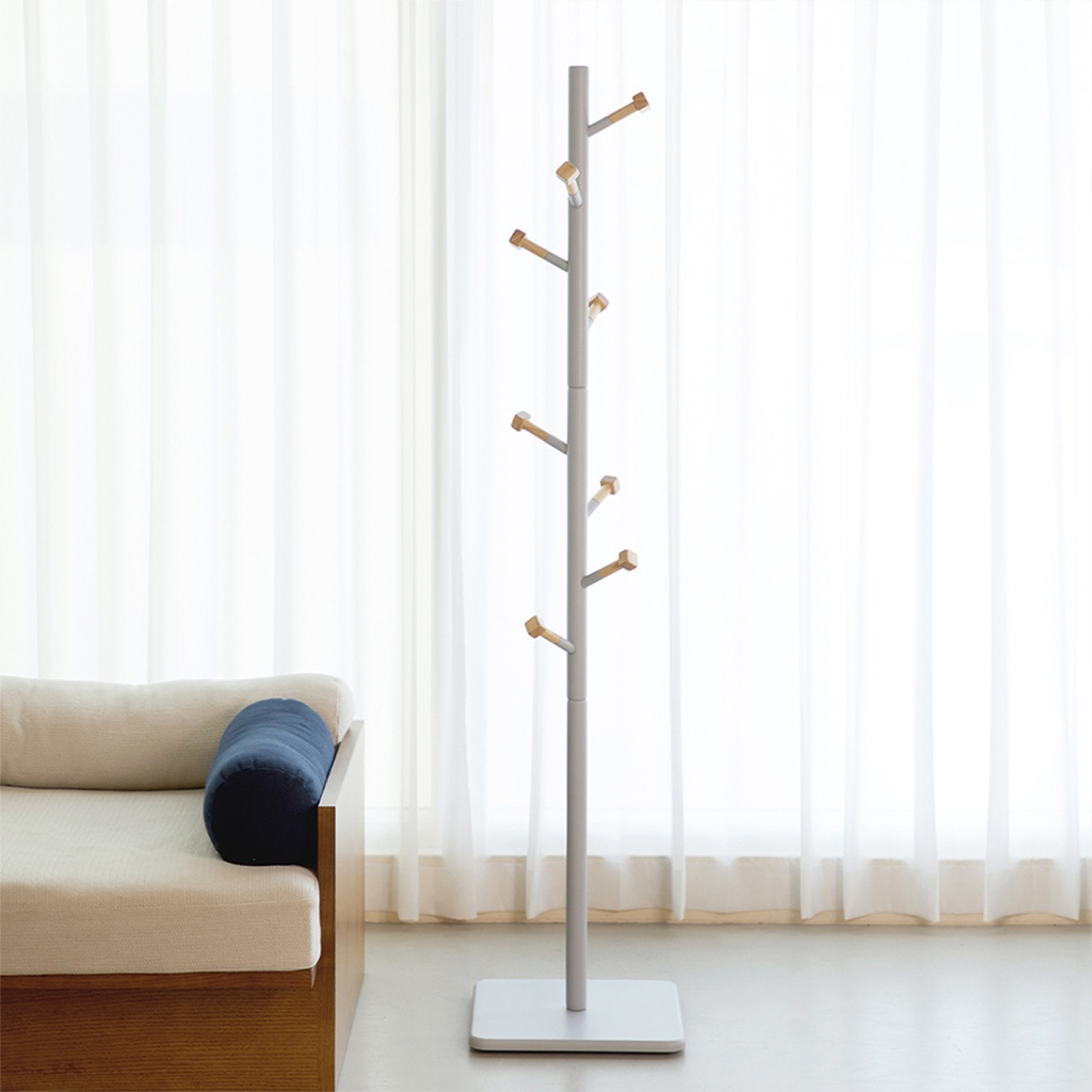 Cây Treo Đồ Gỗ Cao Su Nguyên Khối ARIZE Bandiz Hanger Tree Chịu Tải Vượt Trội