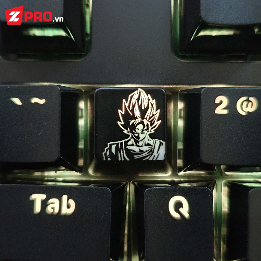 Keycap Dragon Ball Son Goku dùng cho bàn phím cơ