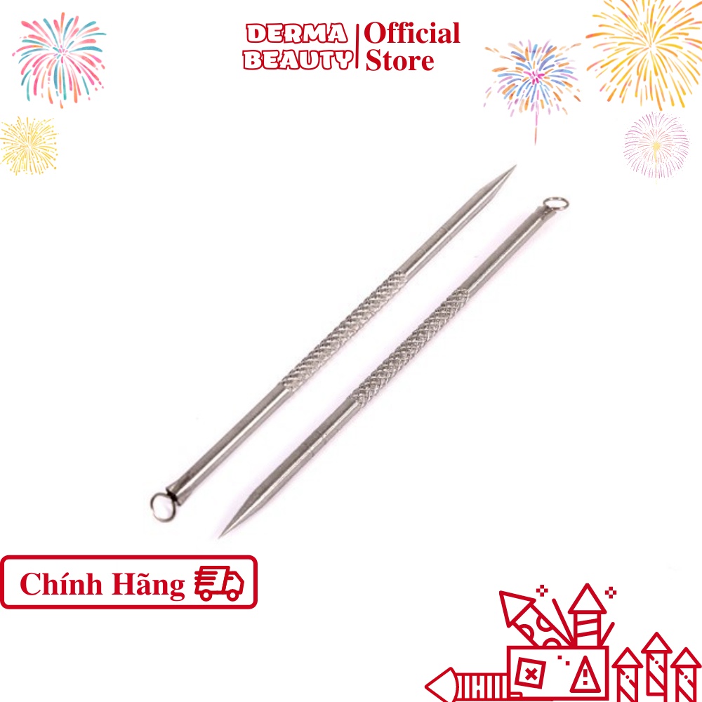 Que Nặn Mụn Trứng Cá 2 Đầu Inox Không Gỉ