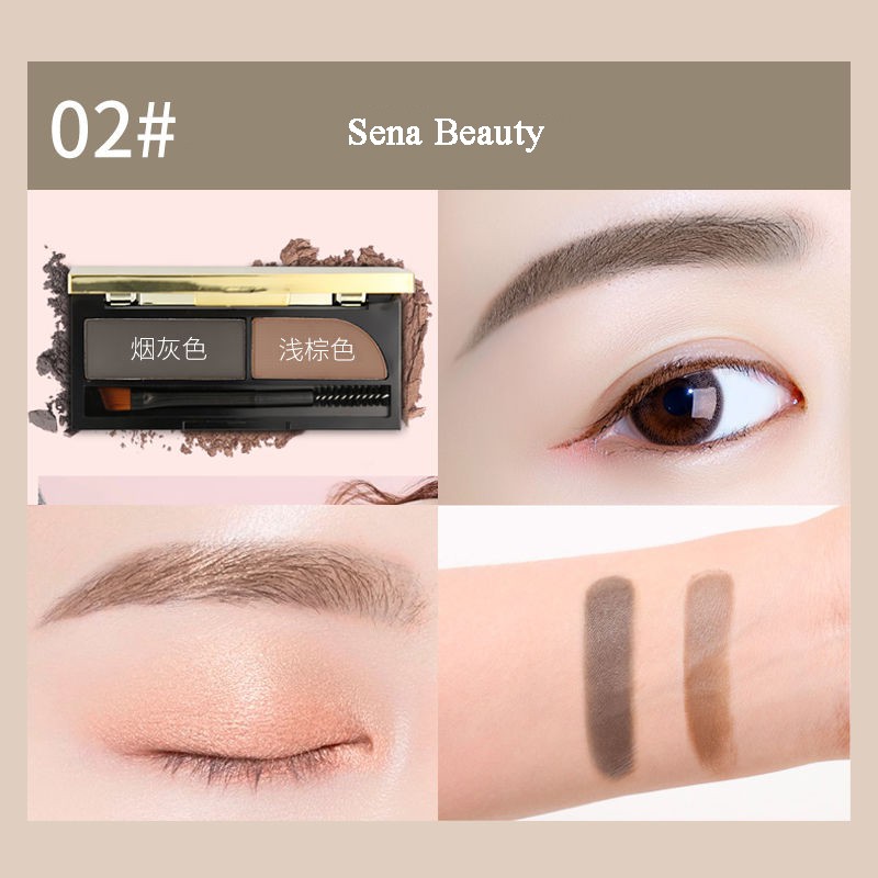 Phấn tán lông mày Sheloves hàng cao cấp 3.5g tặng kèm cọ tán Sena Beauty | BigBuy360 - bigbuy360.vn