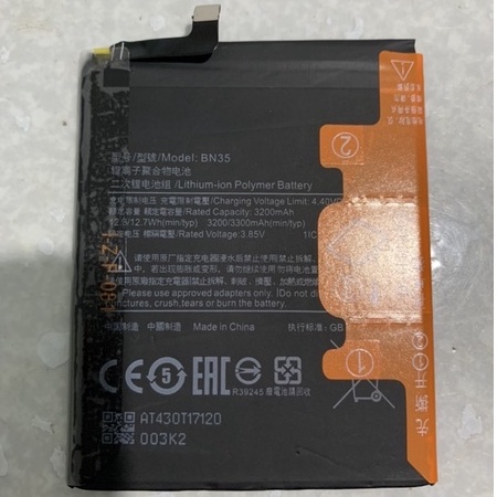 pin redmi 5 / BN35 / 3300mAh - zin xiaomi