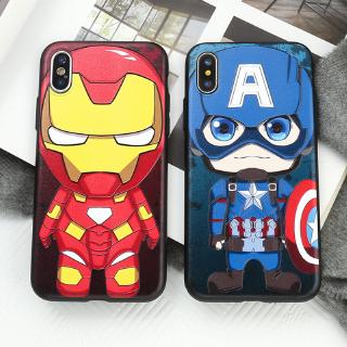 Ốp điện thoại hình siêu anh hùng Marvel cho iPhone