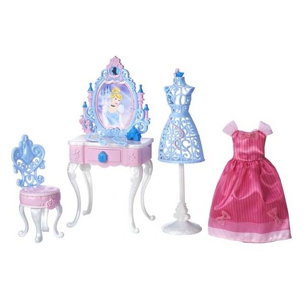 Bộ đồ chơi búp bê công chúa Rapunzel và bàn trang điểm Disney Princess