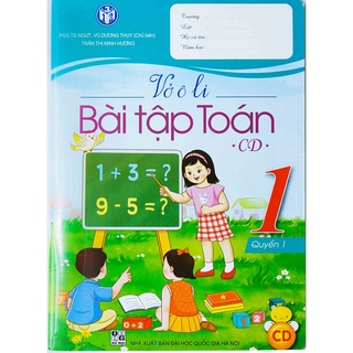 Sách - vở ô li bài tập toán 1 - quyển 1 cd
