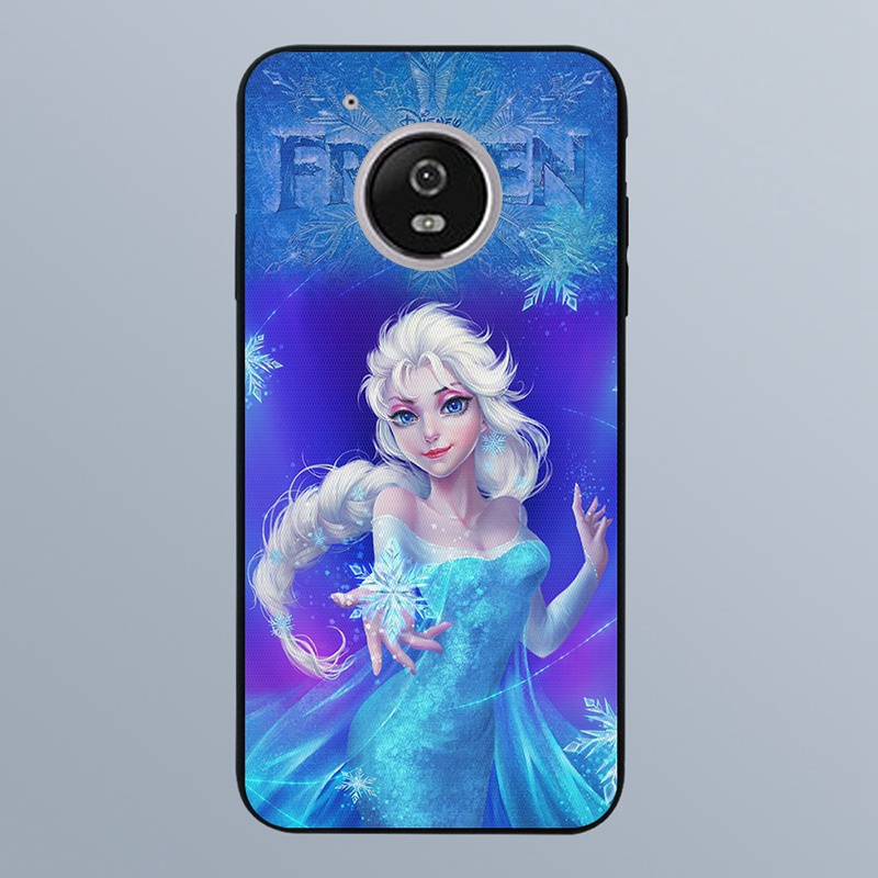 Motorola Moto C E4 G5 G5S X4 Plus Frozen 5 Silicon Case Cover