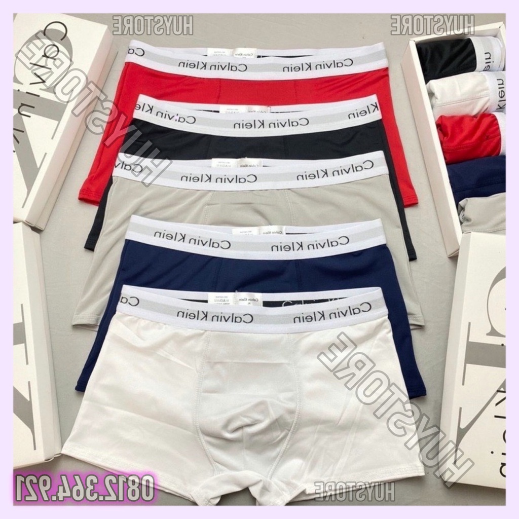 {BIG SALE SỊP }Quần sịp đùi nam Calvin Klein hàng cao cấp, Vải Thun Lạnh( chất mát,thoáng khí),co giãn 4 chiều khử khuẩn