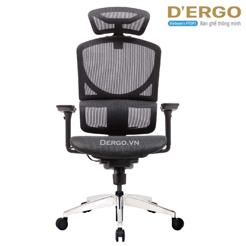 Ghế Công thái học Ergonomic GTChair I-see M (Medium - Black)