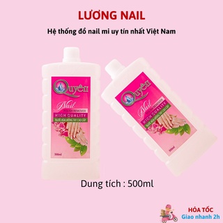 Aceton nước rửa móng tay phá móng gel chai 500ml