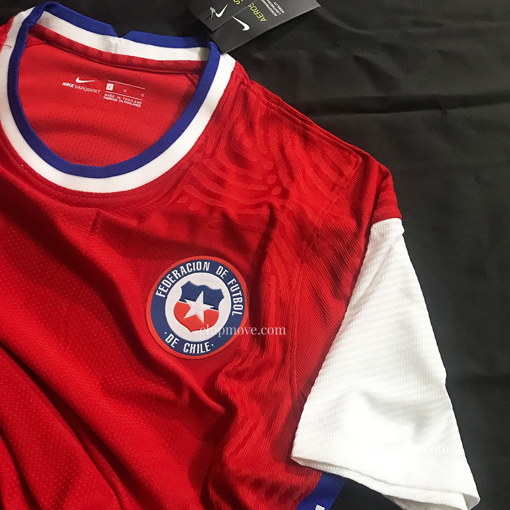 Áo bóng đá tuyển Chile đỏ 2020 Player sân nhà Thái cao cấp