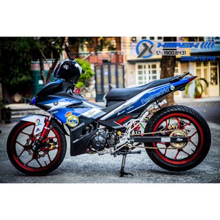 Tem trùm Exciter 150 mẫu Real Mandrid