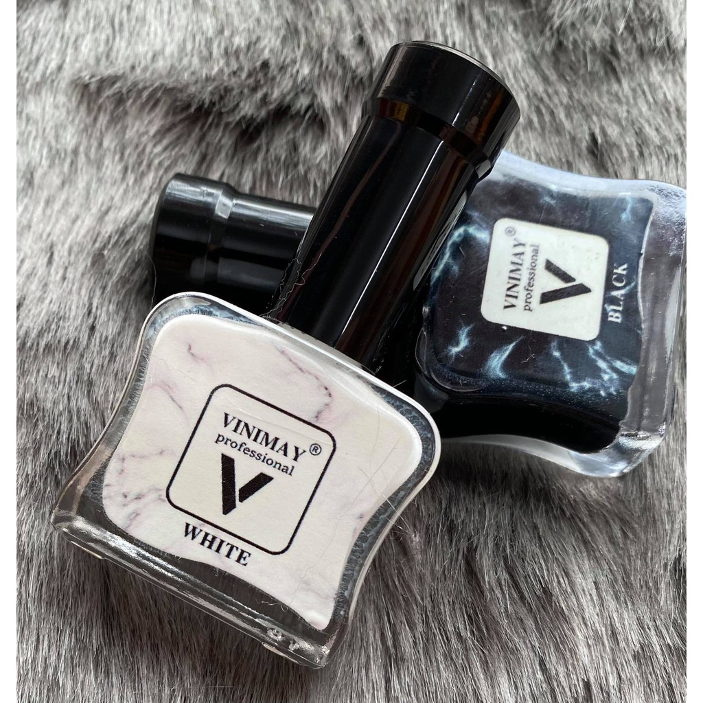 Loang ( Trắng,Đen ) ,Vinimay Tạo Loang Vân Đá Cực Đẹp - Lẻ 1 Chai 15ml