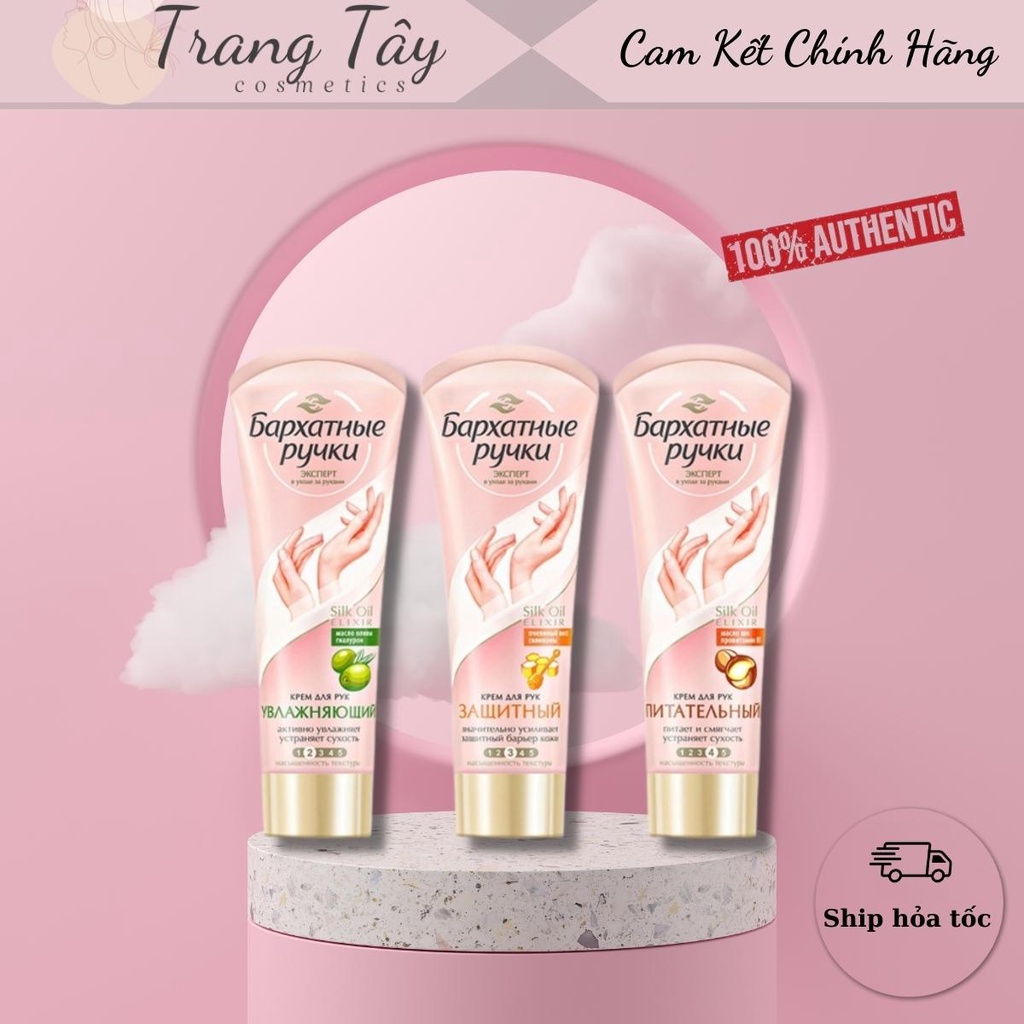 Kem Dưỡng Tay Silky Hands Nga – Silk Oil Elixir (80 ml)