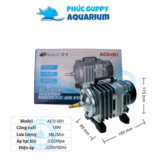 Máy Sủi Bơm Khí Oxy Công Suất Lớn RESUN ACO-001 (18W-38L/Min)