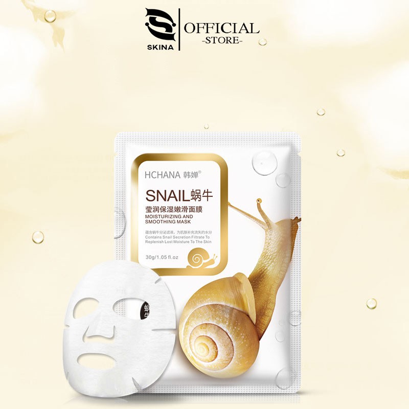 [RẺ VÔ ĐỊCH]Miếng Mặt Nạ Ốc Sên -Da Sáng Đẹp,Khoẻ Mạnh Snail Rorec