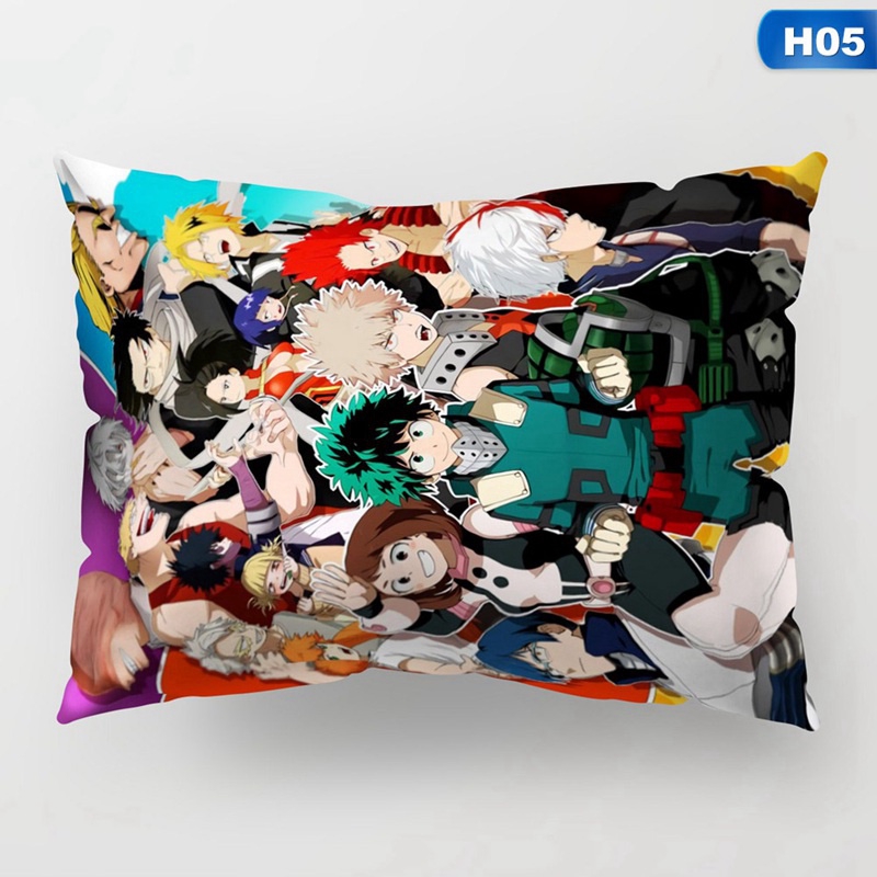 Vỏ gối in hoạ tiết anime My Hero Academia độc đáo