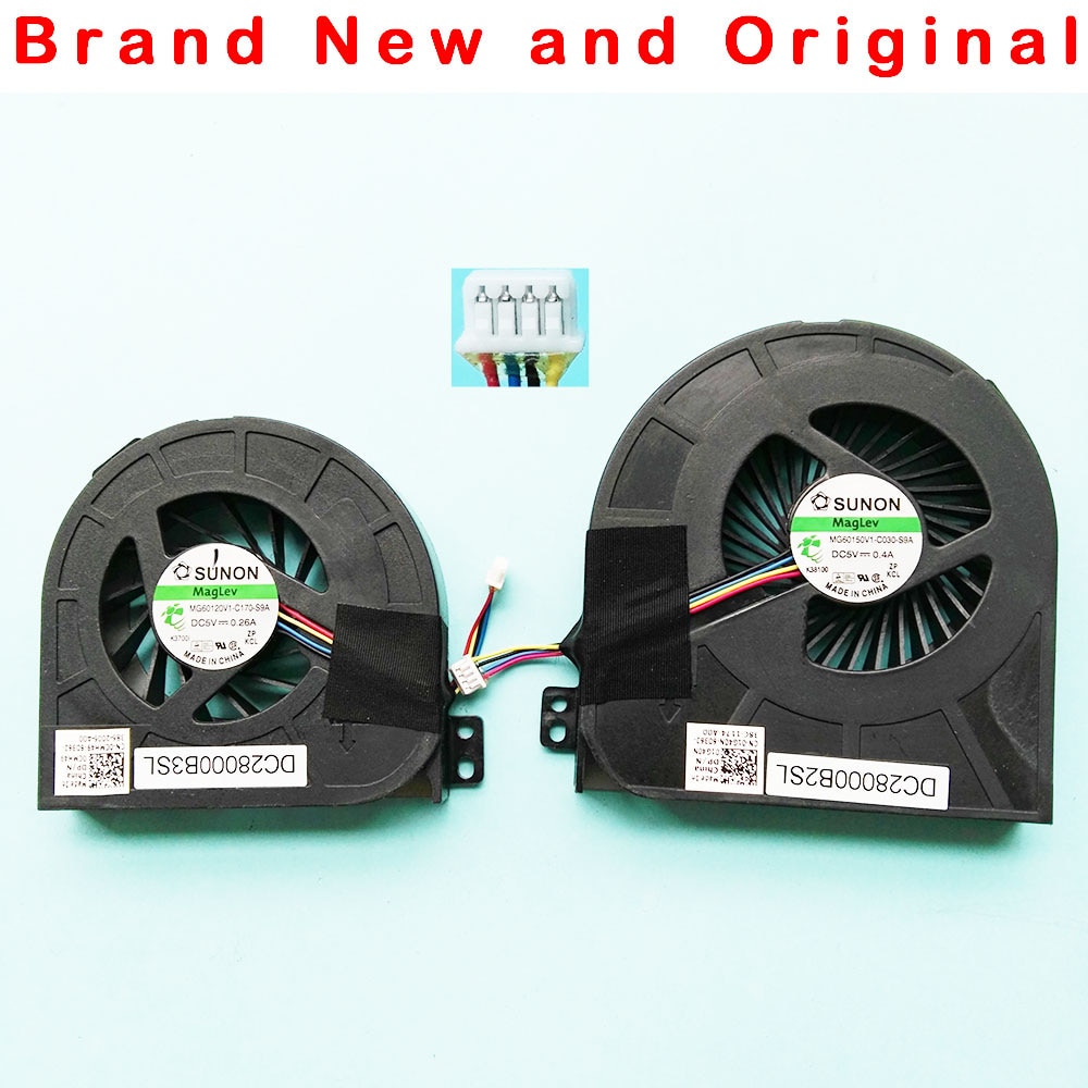 Mới Quạt Tản Nhiệt Cpu Gpu Cho Dell Precision M4700 Fan 0cmh49 01g40n Mg60120v1-c170-s9a Mg60150v1-c030-s9a