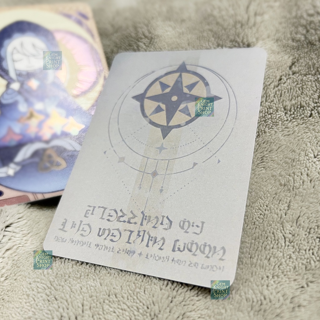 Genshin Impact - Không Nguyệt Chúc Phúc / Blessing of the Welkin Moon Rainbow Foil