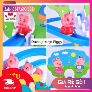 Đồ chơi heo leo cầu  thang