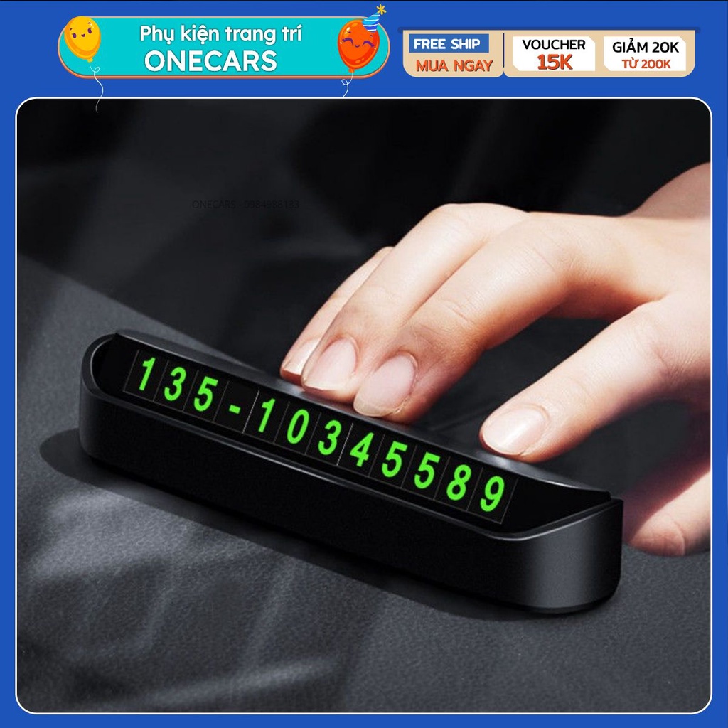 Bảng Ghi Số Điện Thoại, Biền Số Điện Thoại Trên Ô Tô Gắn Taplo Khi Đỗ Xe | BigBuy360 - bigbuy360.vn