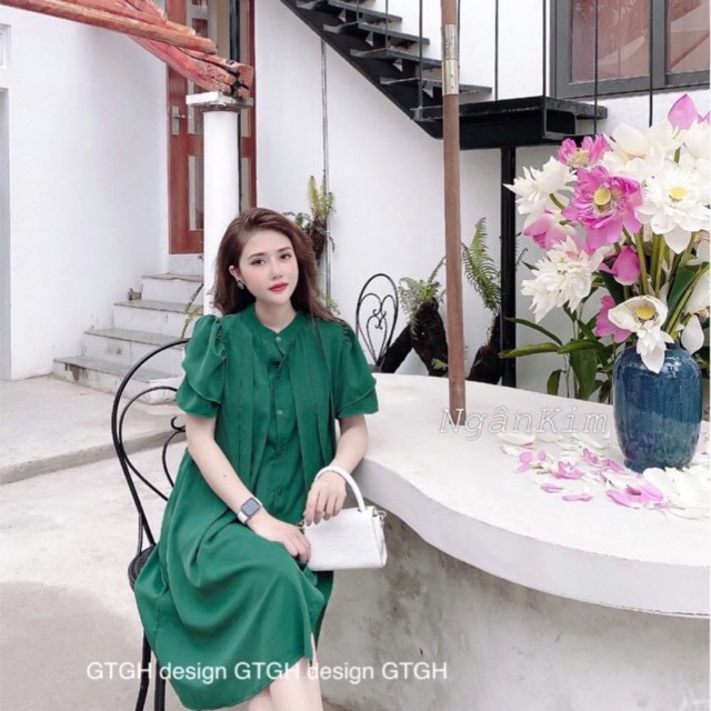 Đầm cho girl xinh nha mn bao hàng chuẩn đẹp luôn nhé fom dướu 60ki mang ok