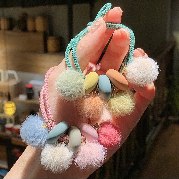 CH100 Cột tóc handmade pompom Korea NEW